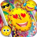 Logo of Emoji Clock Wallpaper FREE android Application 